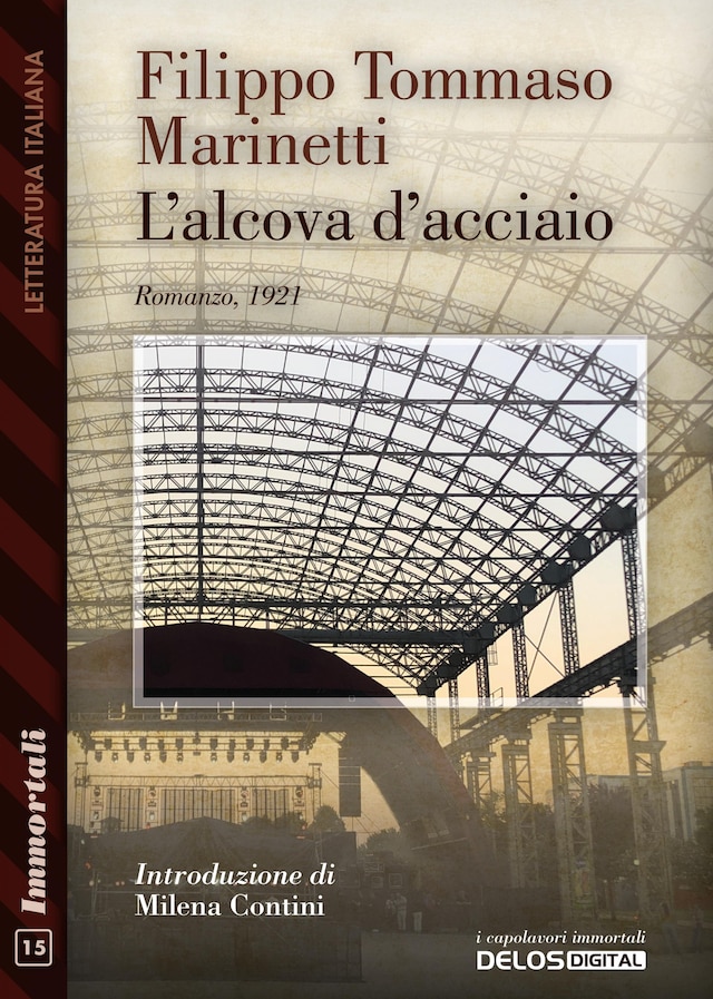 Book cover for L’alcova d’acciaio