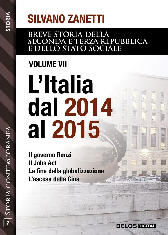 Book cover for L'Italia dal 2014 al 2015