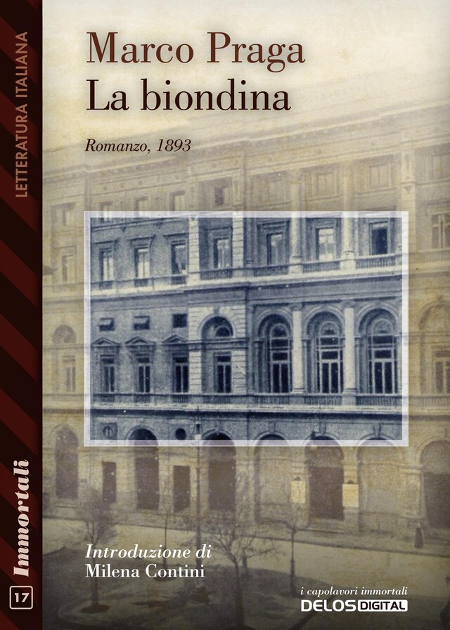 Couverture de livre pour La biondina