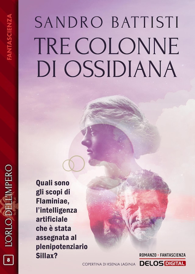 Book cover for Tre colonne di ossidiana