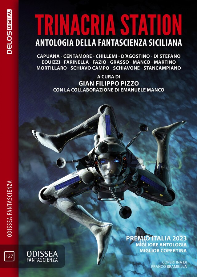 Book cover for Trinacria Station. Antologia della fantascienza siciliana