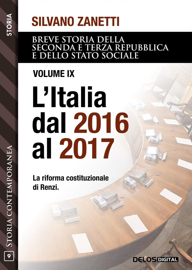 Kirjankansi teokselle L'Italia dal 2016 al 2017