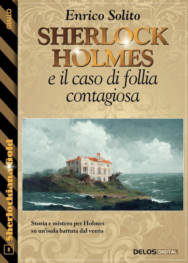 Boekomslag van Sherlock Holmes e il caso di follia contagiosa
