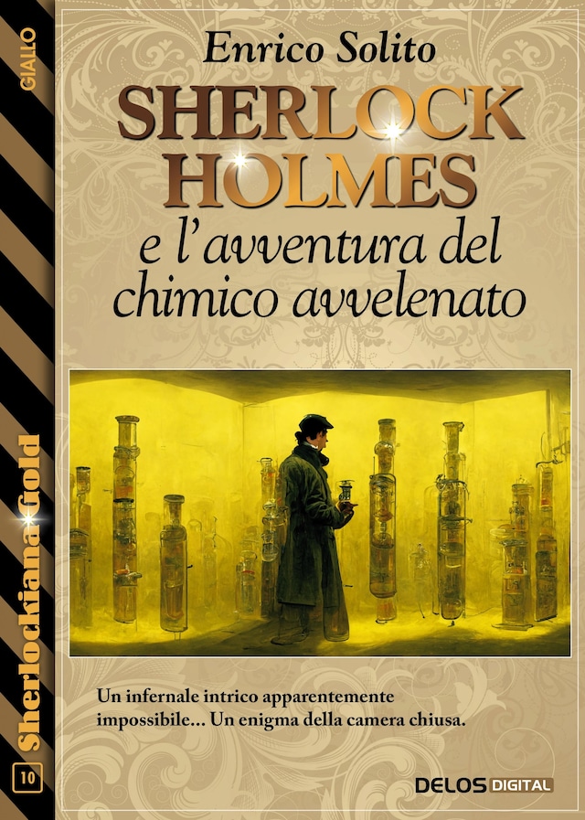 Book cover for Sherlock Holmes e l'avventura del chimico avvelenato