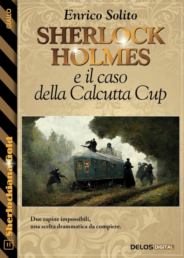 Boekomslag van Sherlock Holmes e il caso della Calcutta Cup
