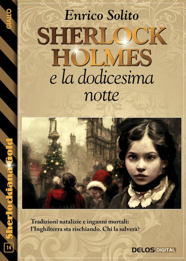 Boekomslag van Sherlock Holmes e la dodicesima notte