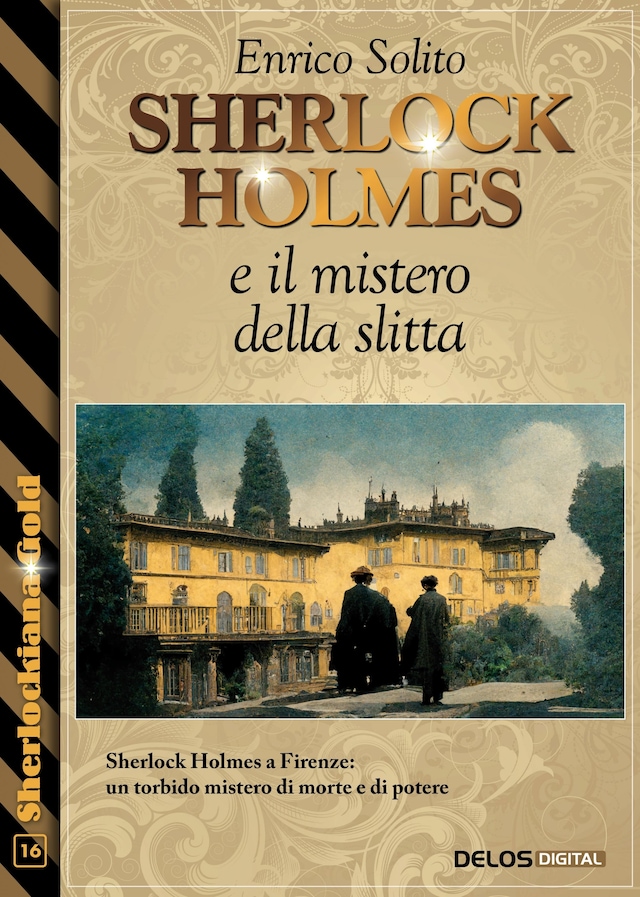 Buchcover für Sherlock Holmes e il mistero della slitta