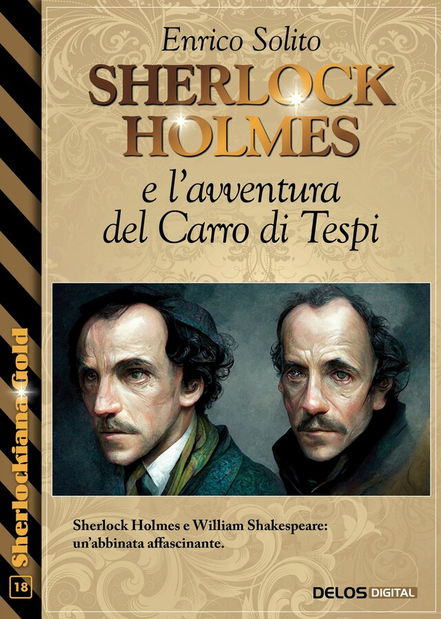 Boekomslag van Sherlock Holmes e l'avventura del Carro di Tespi