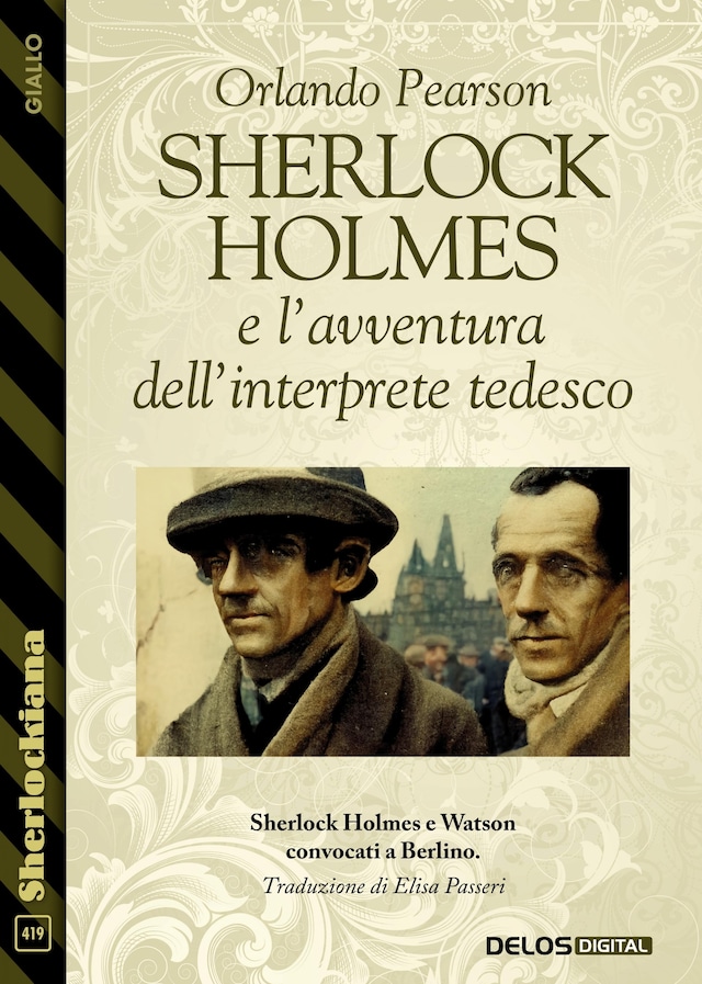 Book cover for Sherlock Holmes e l’avventura dell’interprete tedesco