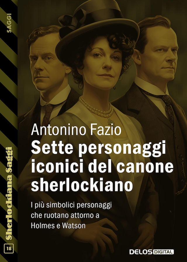 Buchcover für Sette personaggi iconici del canone sherlockiano