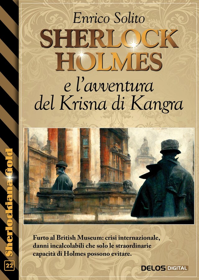Boekomslag van Sherlock Holmes e l'avventura del Krisna di Kangra