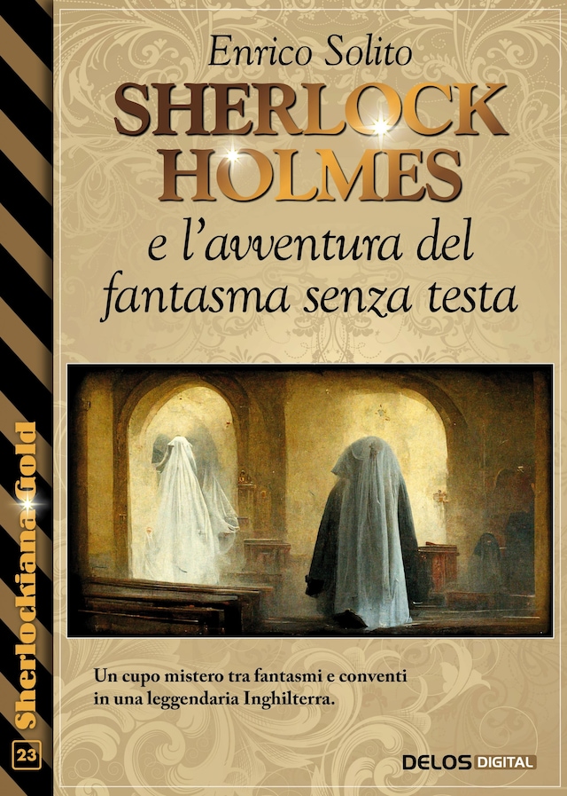 Boekomslag van Sherlock Holmes e l'avventura del fantasma senza testa