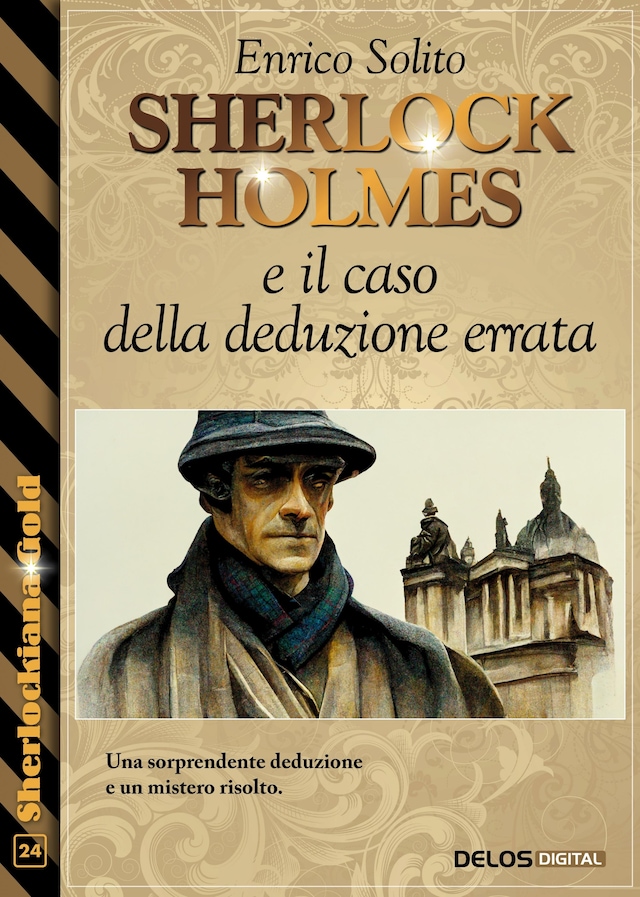 Boekomslag van Sherlock Holmes e il caso della deduzione errata