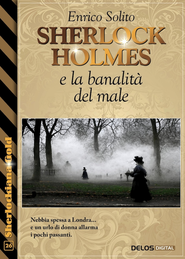 Book cover for Sherlock Holmes e la banalità del male