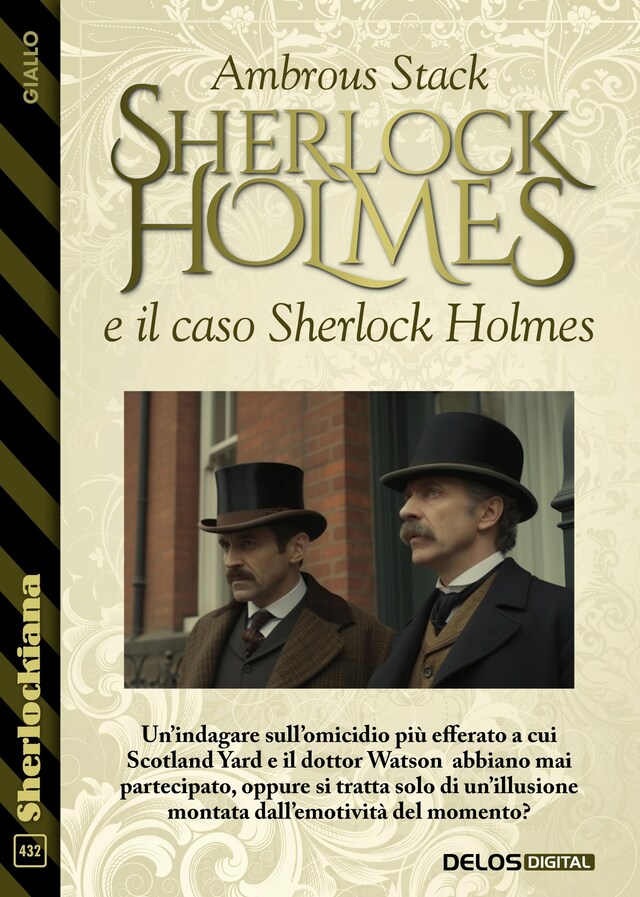 Book cover for Sherlock Holmes e il caso Sherlock Holmes