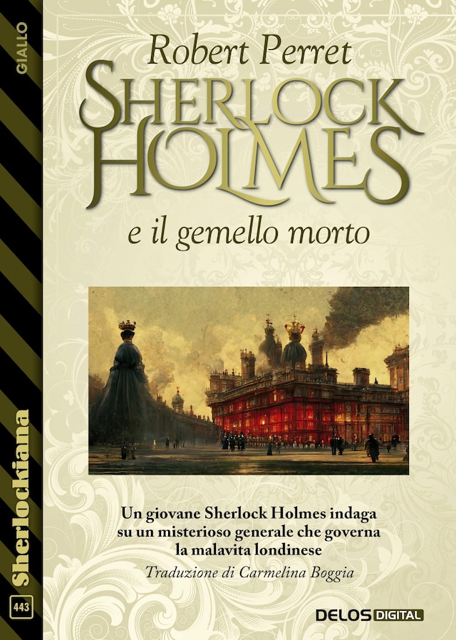 Book cover for Sherlock Holmes e il gemello morto