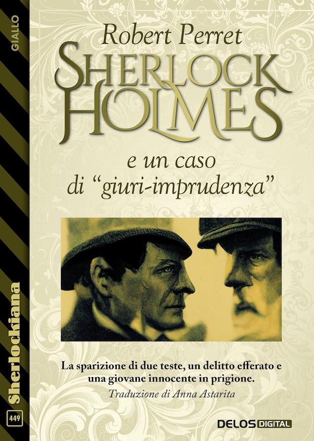 Kirjankansi teokselle Sherlock Holmes e un caso di “giuri-imprudenza”