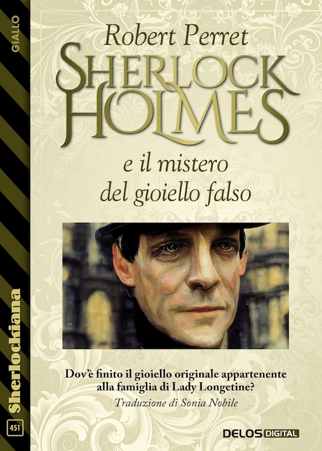 Book cover for Sherlock Holmes e il mistero del gioiello falso