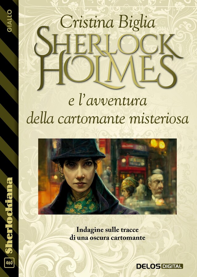 Book cover for Sherlock Holmes e l'avventura della cartomante misteriosa