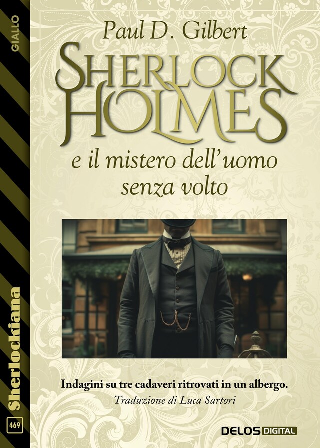 Kirjankansi teokselle Sherlock Holmes e il mistero dell'uomo senza volto