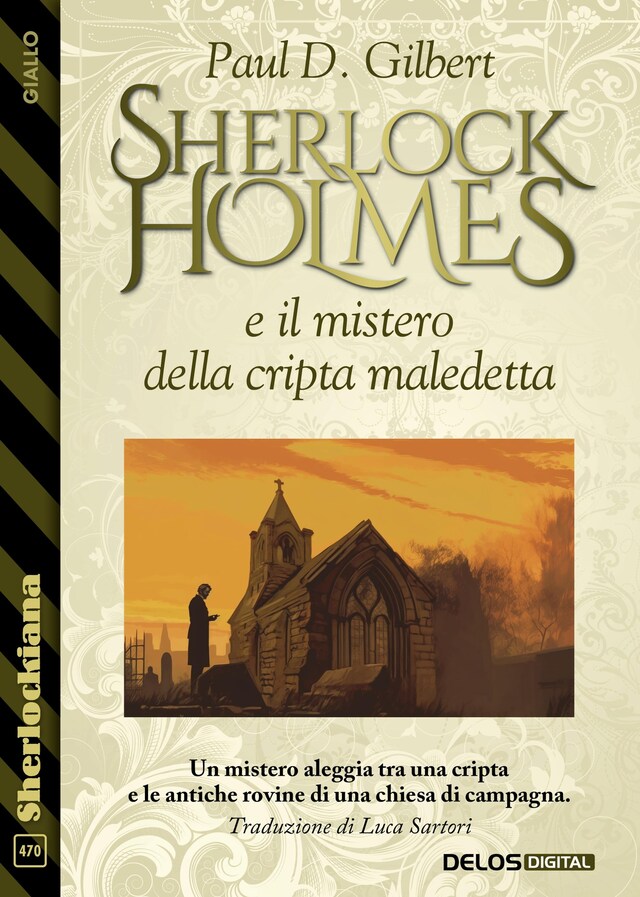 Buchcover für Sherlock Holmes e il mistero della cripta maledetta