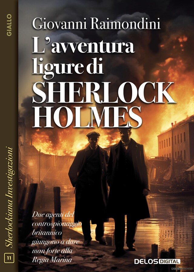 Book cover for L'avventura ligure di Sherlock Holmes