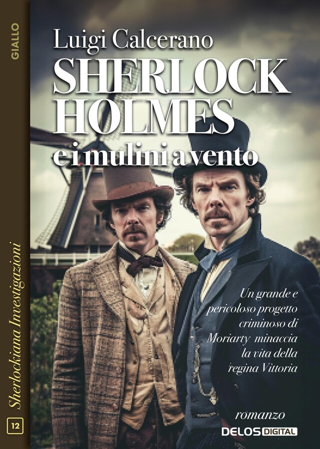 Book cover for Sherlock Holmes e i mulini a vento