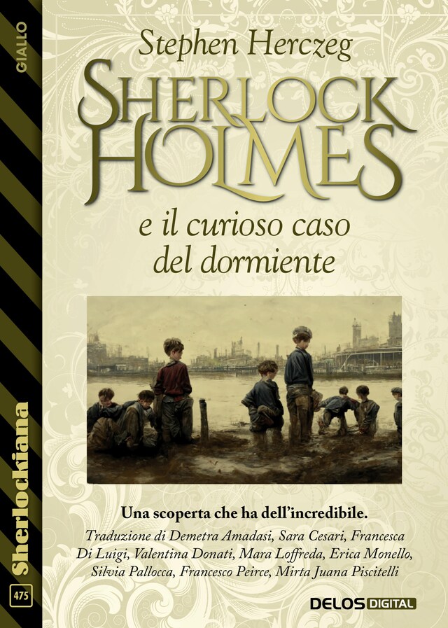 Buchcover für Sherlock Holmes e il curioso caso del dormiente