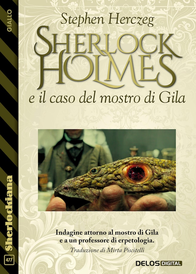 Buchcover für Sherlock Holmes e il caso del mostro di Gila