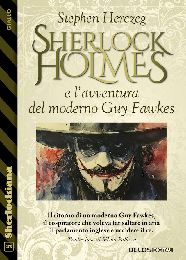 Buchcover für Sherlock Holmes e l’avventura del moderno Guy Fawkes