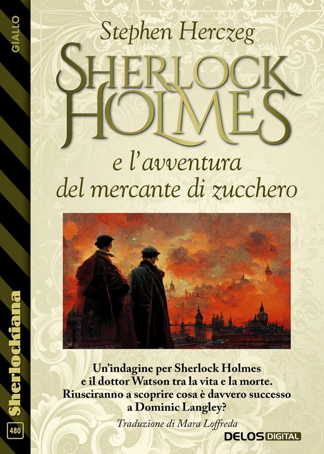 Boekomslag van Sherlock Holmes e l’avventura del mercante di zucchero