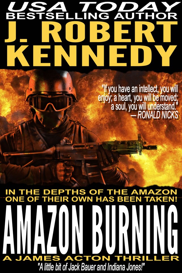 Book cover for Amazon Burning