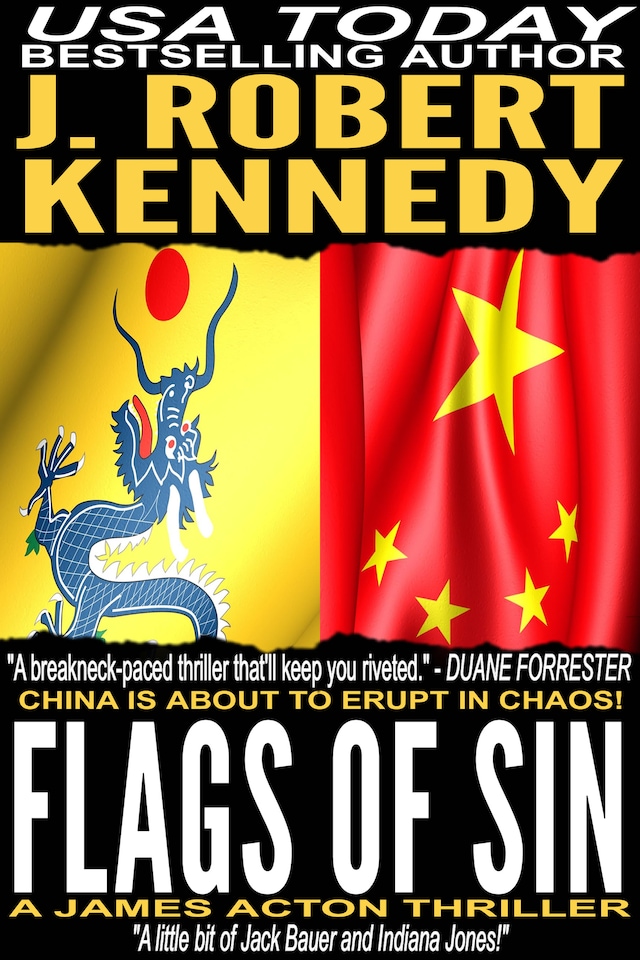 Kirjankansi teokselle Flags of Sin