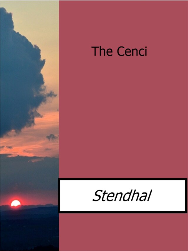 Kirjankansi teokselle The Cenci