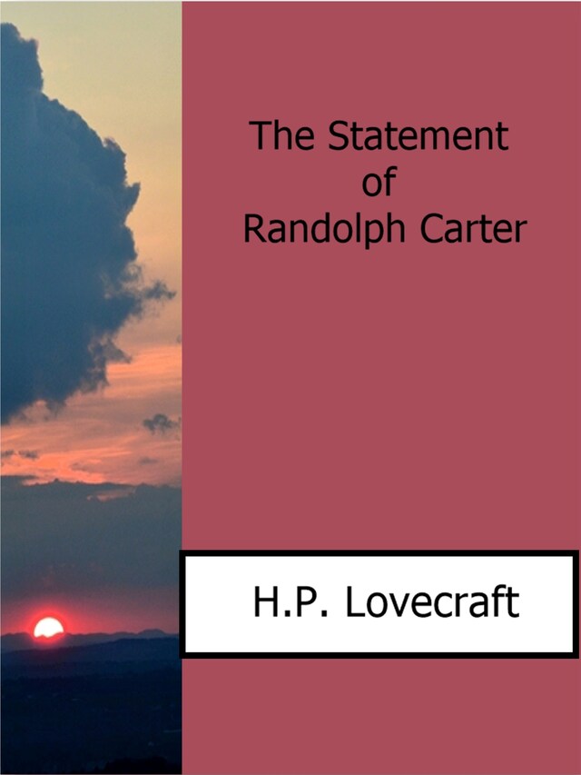 Book cover for The Statement of Randolph Carter