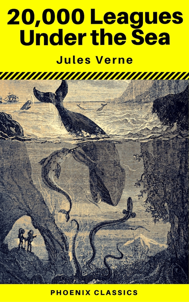 Book cover for 20,000 Leagues Under the Sea (Annotated) (Phoenix Classics)