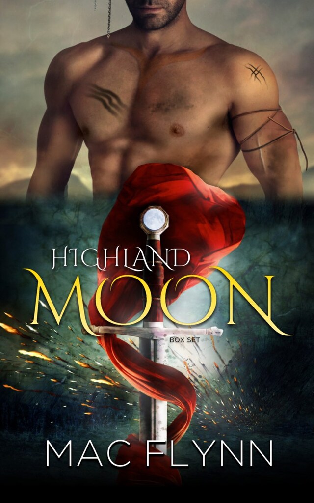 Okładka książki dla Highland Moon Box Set: BBW Scottish Werewolf Shifter Romance