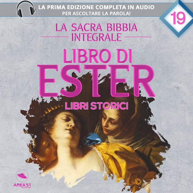 Book cover for La sacra Bibbia integrale. Libro di Ester – Libri storici