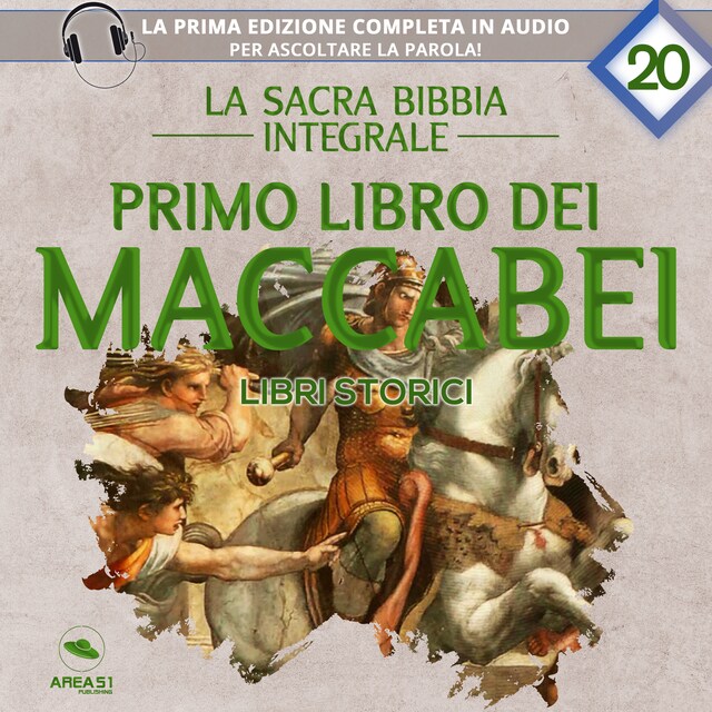 Kirjankansi teokselle La sacra Bibbia integrale. Primo libro dei Maccabei – Libri storici