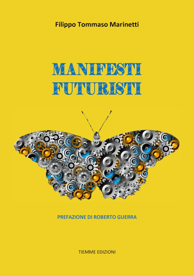 Boekomslag van Manifesti Futuristi (1909-1941)