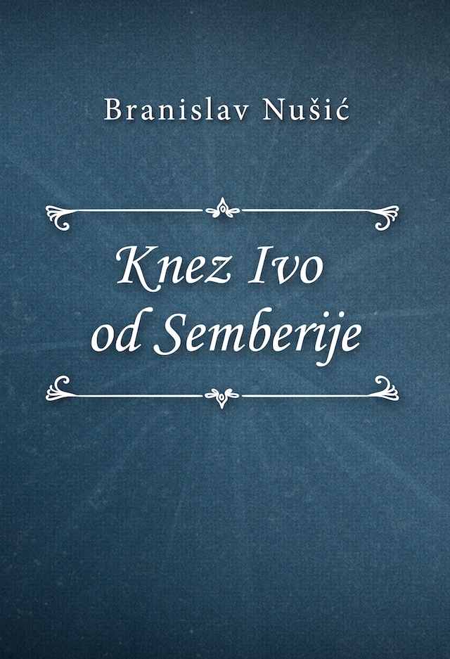 Buchcover für Knez Ivo od Semberije