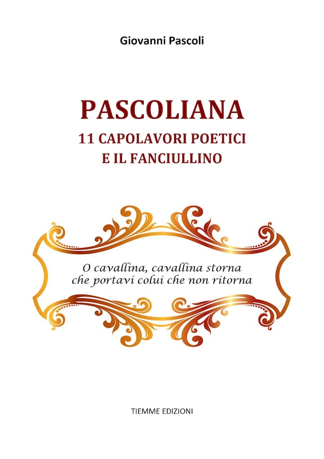 Buchcover für Pascoliana