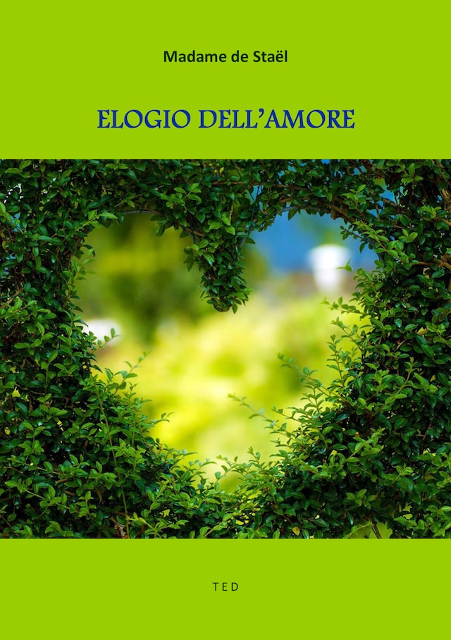 Buchcover für Elogio dell'amore