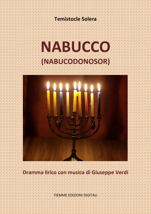 Boekomslag van Nabucco (Nabucodonosor)