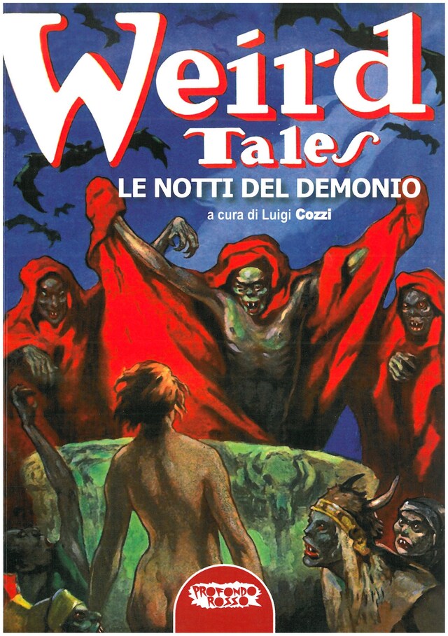 Okładka książki dla Weird Tales. Le notti del demonio