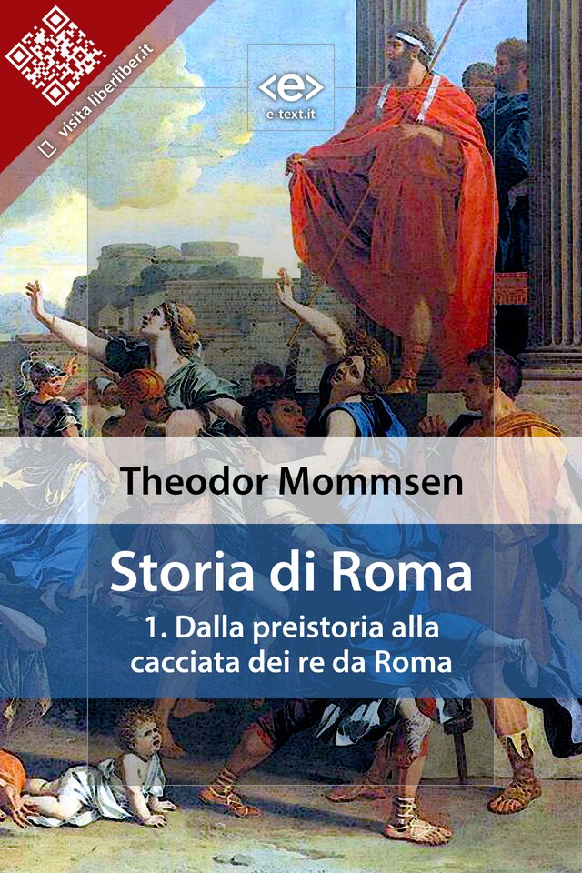 Book cover for Storia di Roma. Vol. 1: Dalla preistoria alla cacciata dei re da Roma