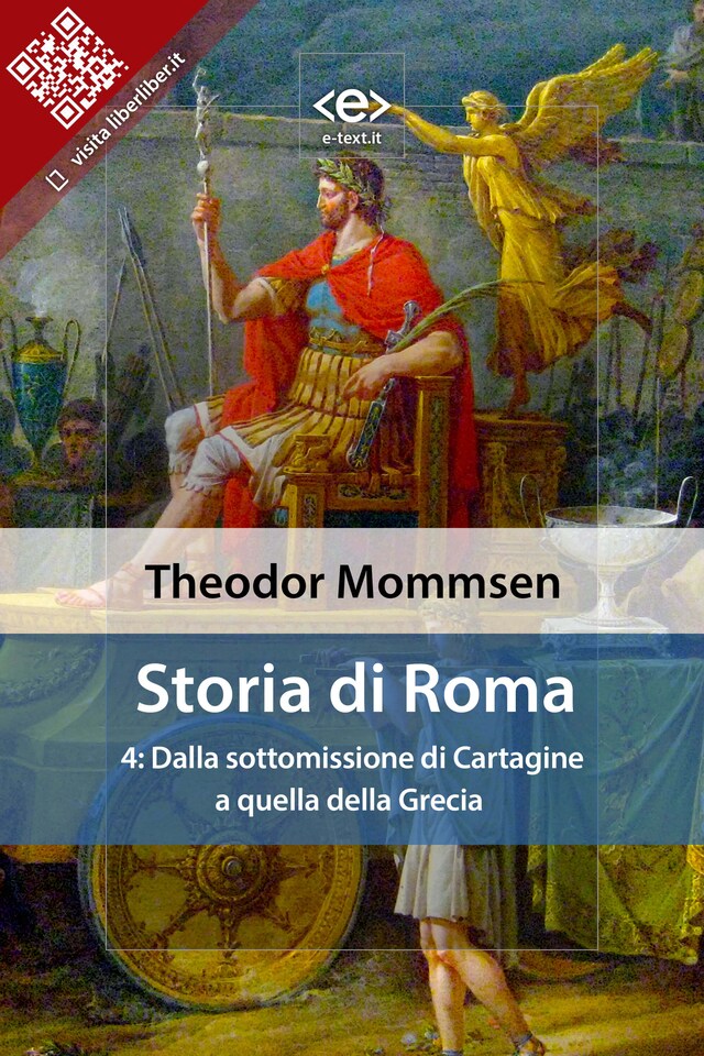 Boekomslag van Storia di Roma. Vol. 4: Dalla sottomissione di Cartagine a quella della Grecia