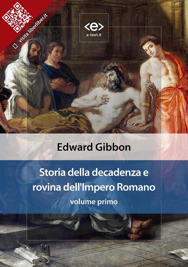 Book cover for Storia della decadenza e rovina dell'Impero Romano, volume 1