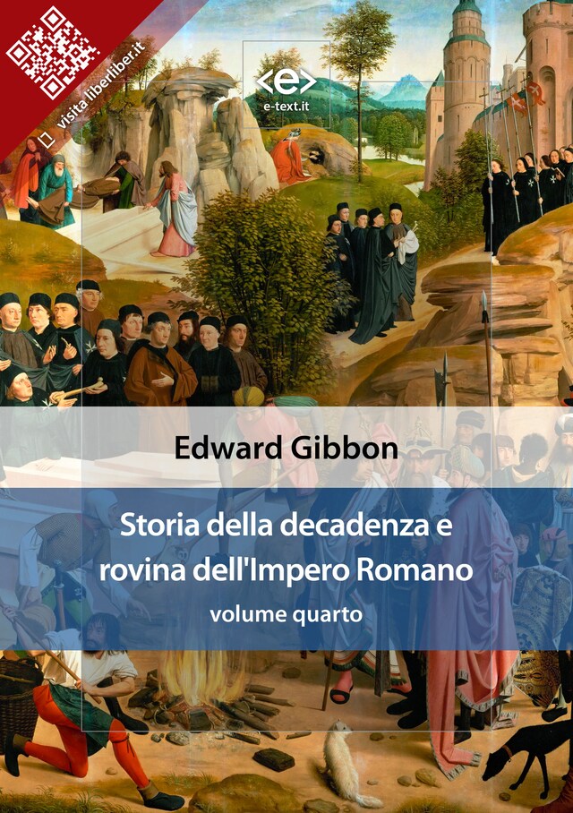 Book cover for Storia della decadenza e rovina dell'Impero Romano, volume quarto