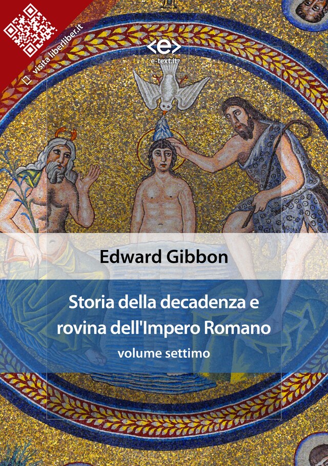 Book cover for Storia della decadenza e rovina dell'Impero Romano, volume settimo